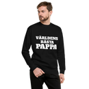 Sweatshirt med texten "Världens bästa pappa"