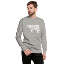 Sweatshirt med texten " Sallad? Det är vad min mat äter"