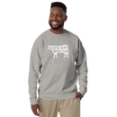 Sweatshirt med texten " Sallad? Det är vad min mat äter"