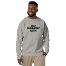 Sweatshirt med texten " Jag? Sarkastisk? Aldrig."