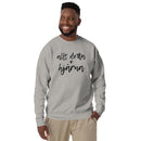 Sweatshirt med texten "Allt detta + hjärna"