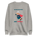 Sweatshirt med texten "Om inget går vägen, ring mormor"