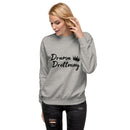 Sweatshirt med texten "Drama Drottning"