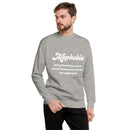 Sweatshirt med texten " Mephobia"