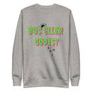 Sweatshirt med texten "Bus eller godis?"