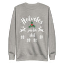Sweatshirt med texten "Helvetes jävla skit"