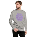 Sweatshirt med texten "Some people really suck"
