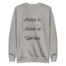 Sweatshirt med texten "Andas in"
