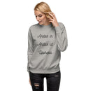 Sweatshirt med texten "Andas in"