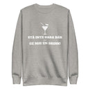 Sweatshirt med texten "Stå inte bara där"