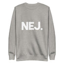 Sweatshirt med texten "NEJ."