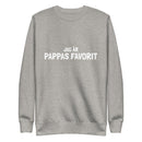 Sweatshirt med texten "Jag är pappas favorit"