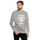 Sweatshirt med texten "SUPER PAPPA"