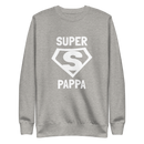Sweatshirt med texten "SUPER PAPPA"