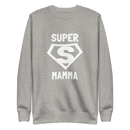 Sweatshirt med texten "SUPER MAMMA"