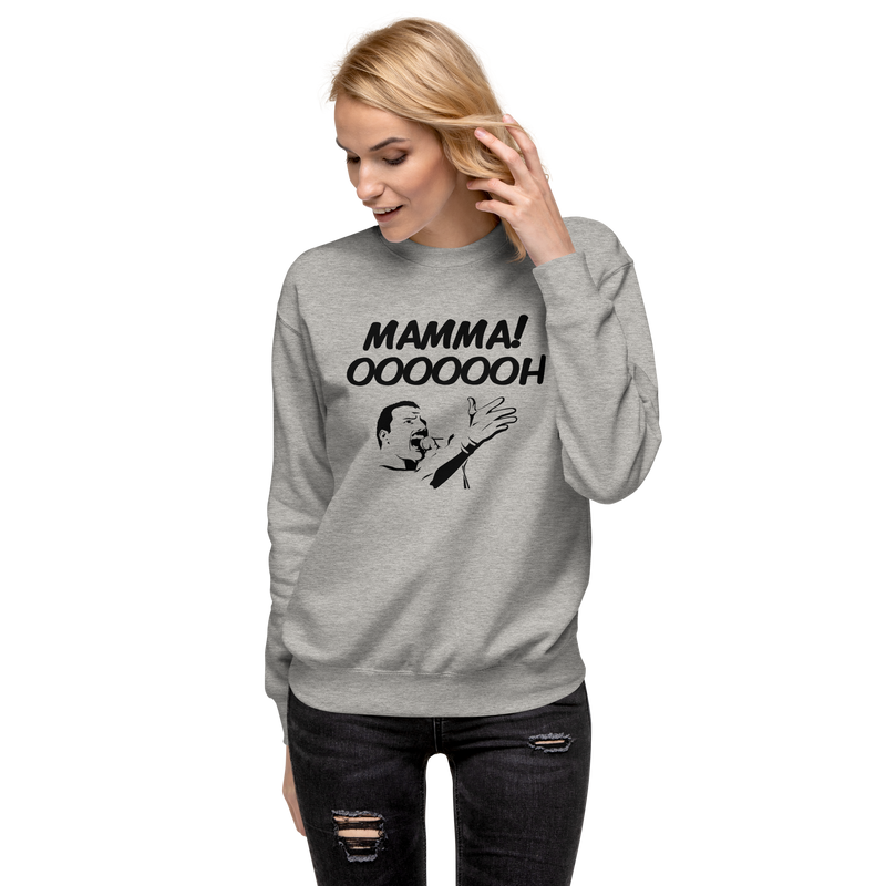 Sweatshirt med texten "MAMMA! OOOOOOH!"