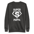 Sweatshirt med texten "SUPER PAPPA"