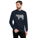 Sweatshirt med texten " Sallad? Det är vad min mat äter"