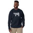 Sweatshirt med texten " Sallad? Det är vad min mat äter"