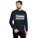 Sweatshirt med texten "Varning! Vresig gammal gubbe"