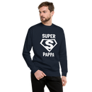 Sweatshirt med texten "SUPER PAPPA"