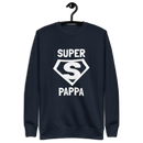 Sweatshirt med texten "SUPER PAPPA"