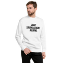Sweatshirt med texten " Jag? Sarkastisk? Aldrig."