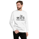 Sweatshirt med texten "Glöm aldrig"