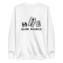 Sweatshirt med texten "Glöm aldrig"