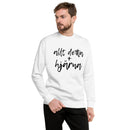 Sweatshirt med texten "Allt detta + hjärna"