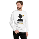 Sweatshirt med texten "Morfar är en person med silver i håret och guld i hjärtat"