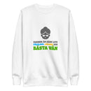 Sweatshirt med texten "Farmor är både lite förälder, lärare och bästa vän"