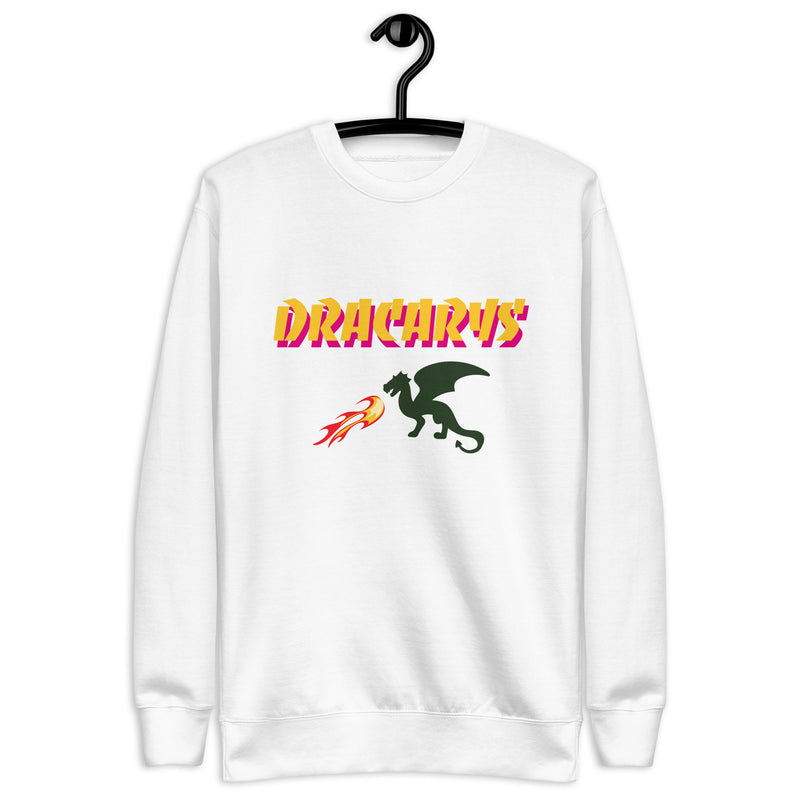 Sweatshirt med texten "Dracarys"