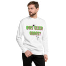 Sweatshirt med texten "Bus eller godis?"