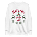 Sweatshirt med texten "Helvetes jävla skit"