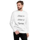 Sweatshirt med texten "Andas in"