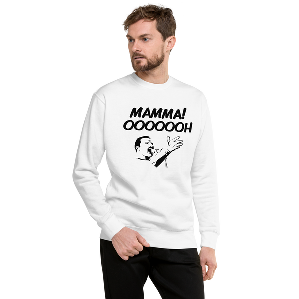Sweatshirt med texten "MAMMA! OOOOOOH!"