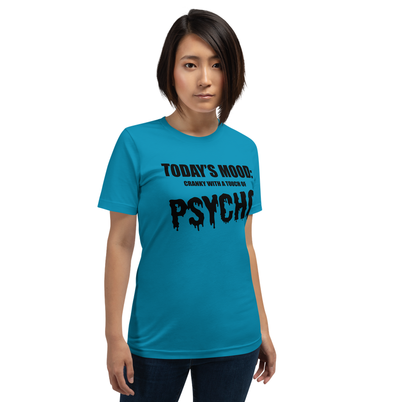 T-shirt med bild texten "Todays mood"