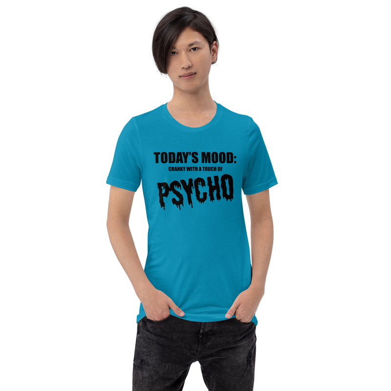 T-shirt med bild texten "Todays mood"