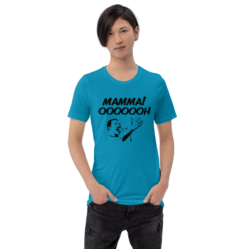 T-shirt med bild texten "Mamma! OOOOOH!"