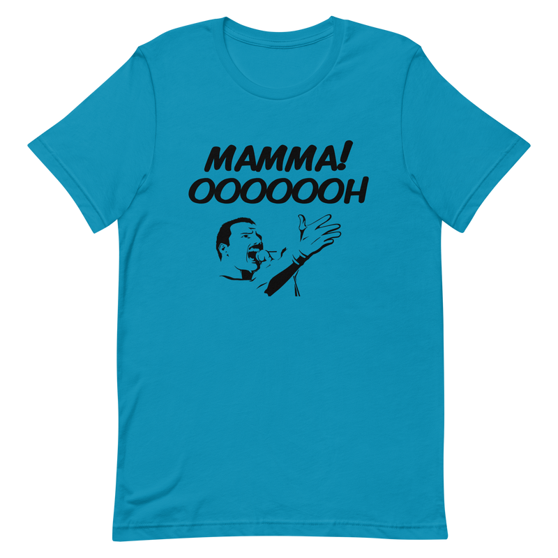 T-shirt med bild texten "Mamma! OOOOOH!"