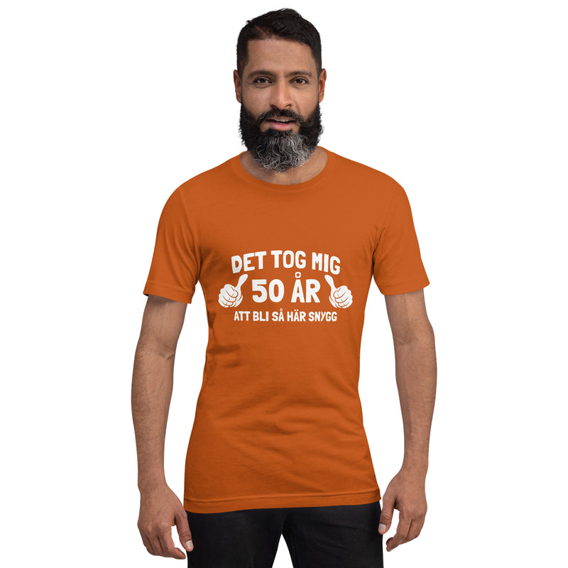 T-shirt med bild texten "Det tog mig 50 år"