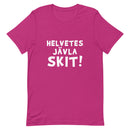 T-shirt med bild texten "Helvetes jävla skit"