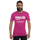 T-shirt med bild texten "INGENJÖR"