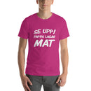 T-shirt med bild texten "Se upp! Pappa lagar mat"