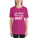 T-shirt med bild texten "Se upp! Pappa lagar mat"