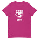 T-shirt med bild texten "Super bror"