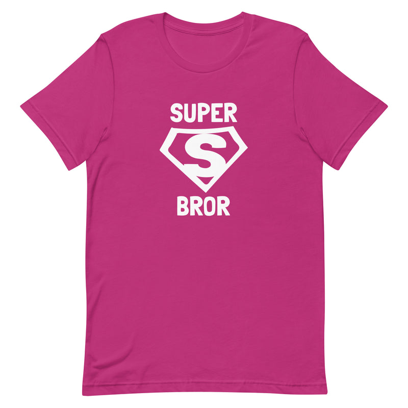 T-shirt med bild texten "Super bror"