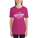 T-shirt med bild texten "SUPER MAMMA"