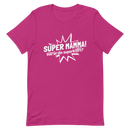 T-shirt med bild texten "SUPER MAMMA"